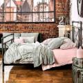 Двухспальная кровать в стиле Loft (металлокаркас) R52-40