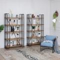 Стеллаж с металлическим каркасом в стиле Loft R49-76