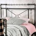 Двухспальная кровать в стиле Loft (металлокаркас) R52-40