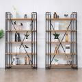 Стеллаж с металлическим каркасом в стиле Loft R49-76