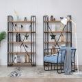 Стеллаж с металлическим каркасом в стиле Loft R49-76