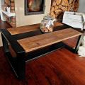 Журнальный стол с металлокаркасом и дубом (Loft) R43-169