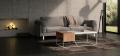 Стол с тумбой в стиле Loft (металл и дуб) R43-289