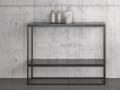 Пристенная консоль в стиле Loft (столешница из дуба) R43-273