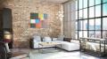 Журнальный стол в стиле Loft (столешница из дуба) R43-294