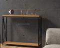 Консольный стол в стиле Loft (с дубовой столешницей) R43-333