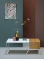 Стол с тумбой в стиле Loft (металл и дуб) R43-289