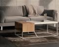 Стол с тумбой в стиле Loft (металл и дуб) R43-289