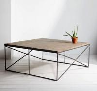 Стол с дубовой столешницей в стиле Loft R43-221