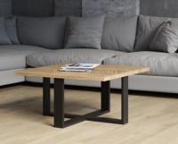Журнальный стол в стиле Loft (столешница из дуба) R43-284