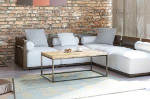 Журнальный стол в стиле Loft (столешница из дуба) R43-294