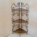 Угловая кованая этажерка для ванных аксессуаров R09-302