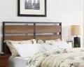 Кровать для спальной комнаты Loft (дуб и металл) R52-52