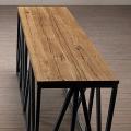Пристенный стол на металлическом основании (Loft) R43-498