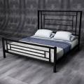 Двухспальная металлическая кровать Loft R52-77