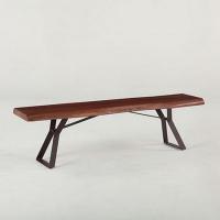 Скамья из дуба на металлическом основании (Loft) R45-47
