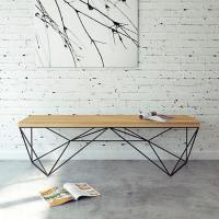 Скамья на металлическом основании Лофт R45-31