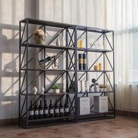 Стеллаж в стиле Лофт (основание и полки металл) R49-159