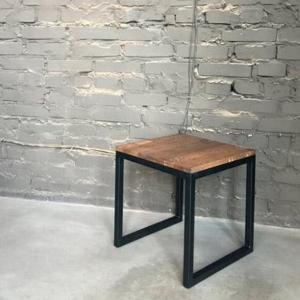 Кухонный табурет в стиле Loft (дуб на металлическом основании) R42-117