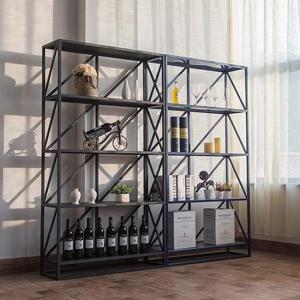 Стеллаж в стиле Лофт (основание и полки металл) R49-159