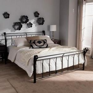 Металлическая двухспальная кровать в стиле Loft R52-87