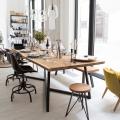 Стол с дубовой столешницей Loft R43-112