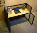 Стол с металлическим каркасом в стиле Loft R43-217