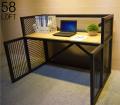 Стол с металлическим каркасом в стиле Loft R43-217