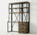 Стеллаж со столом и ящиками стиль Loft R49-46