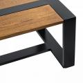 Журнальный стол с металлокаркасом и дубом (Loft) R43-169