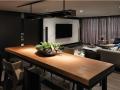 Стол дубовый на металлокаркасе стиль Loft R43-122