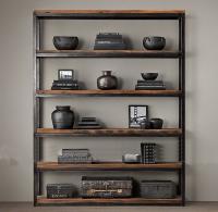Стеллаж с дубовыми полками Loft R49-31