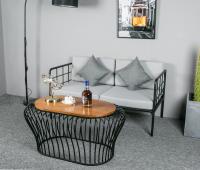 Стол в стиле Loft (каркас из металла столешница из дуба) R43-199