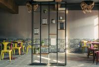 Сквозной стеллаж для зонирования помещения (стиль Лофт) R49-122