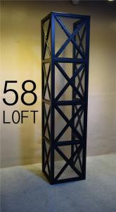 Перегородка металлическая для кафе, баров (Loft) R54-22