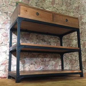 Тумба с ящиками и полочками стиль Loft R46-22