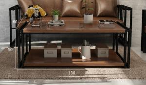 Столик журнальный в стиле Loft R43-201