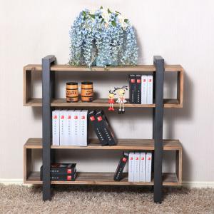 Стеллаж из дуба и металла Loft R49-50
