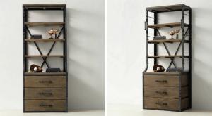 Стеллаж с комодом стиль Loft R49-45